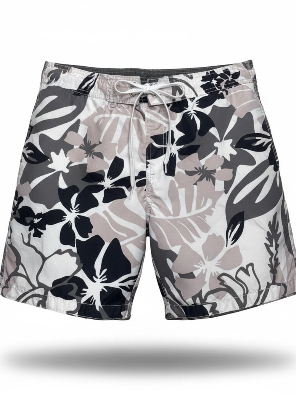 Two pair Men's Swim Trunks , in Black, tan, white